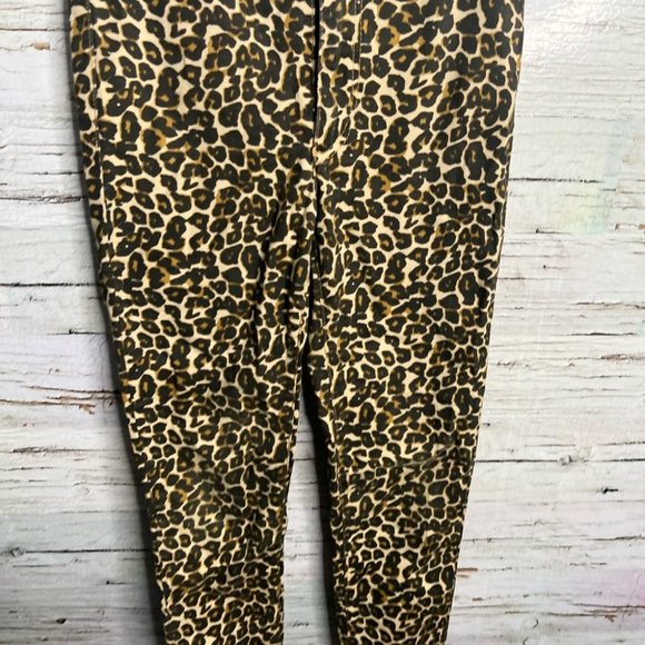 WE THE FREE people leopard cheetah print Belle high rise pants size 25 - Picture 6 of 8